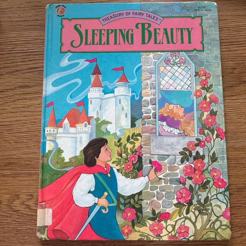 Sleeping Beauty Treasury of Fairy Tales 1994 Honey Bear Books Vintage Hardcover